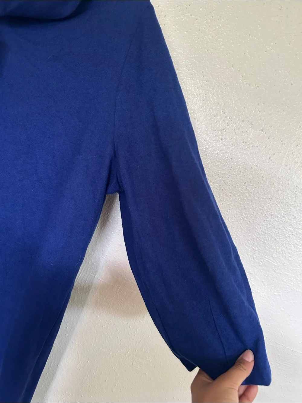 COS Cowl Neck Sweater Tunic/dress - Royal Blue